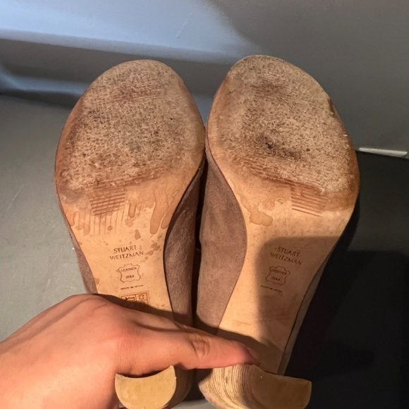 STUART WEITZMAN Suede Sock Boots Womens size 9 - Picture 6 of 8